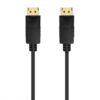 Cabo Aisens A124-0740 DisplayPort Macho para DisplayPort Macho 2300Mbps 2m Preto