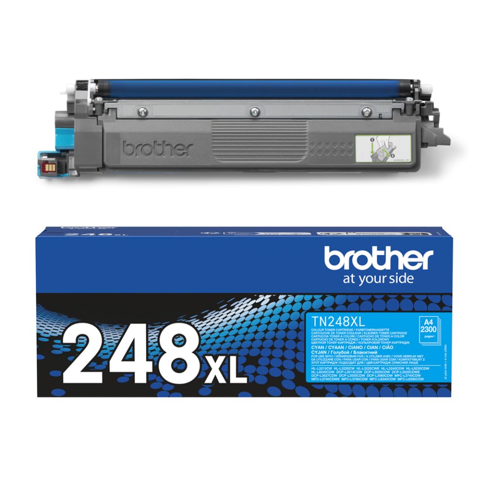 Toner Original Brother TN248XL Azul TN248XLC 2300 Páginas