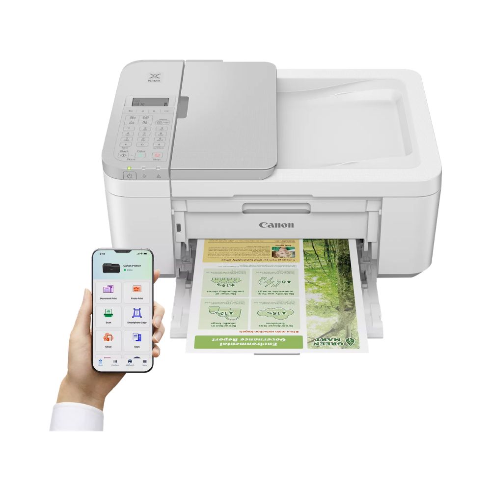 Impressora Multifunções Canon Pixma TR4756i Color Duplex WiFi Fax Jato Tinta - Image 3