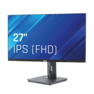 Monitor Iggual 27" Ips 120Hz 1ms Vga e HDMI Com regulação em Altura e Pivot Multimédia