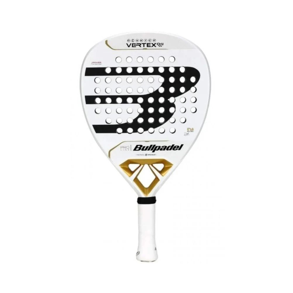 Raquete de Padel Bullpadel Vertex 04 Pro Line W 2025 (Delfi Brea) Branca