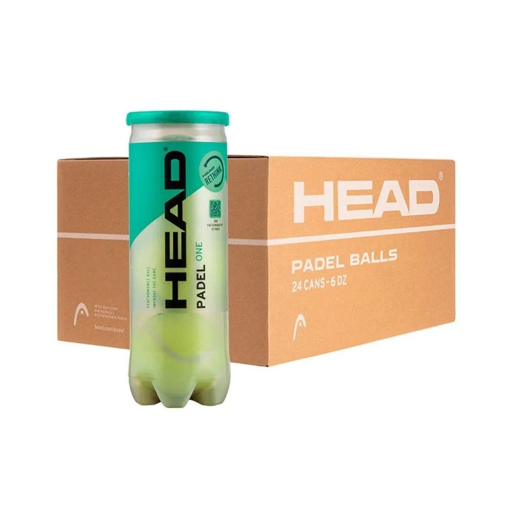 Caixa de Bolas Head Padel One (24 packs de 3 unidades)