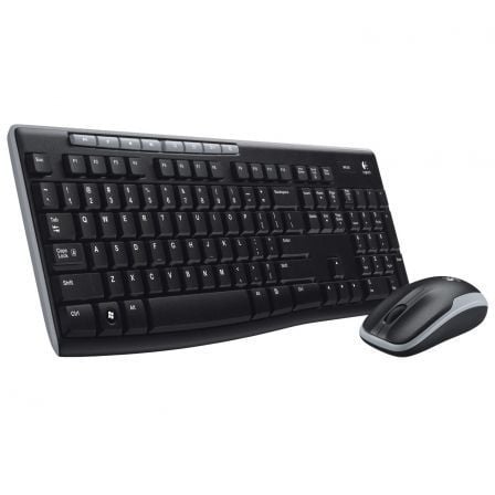Teclado e Rato Sem Fios Logitech Wireless Combo MK270