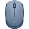 Rato Sem Fios Logitech M171 Até 1000 DPI Cinza Azulado