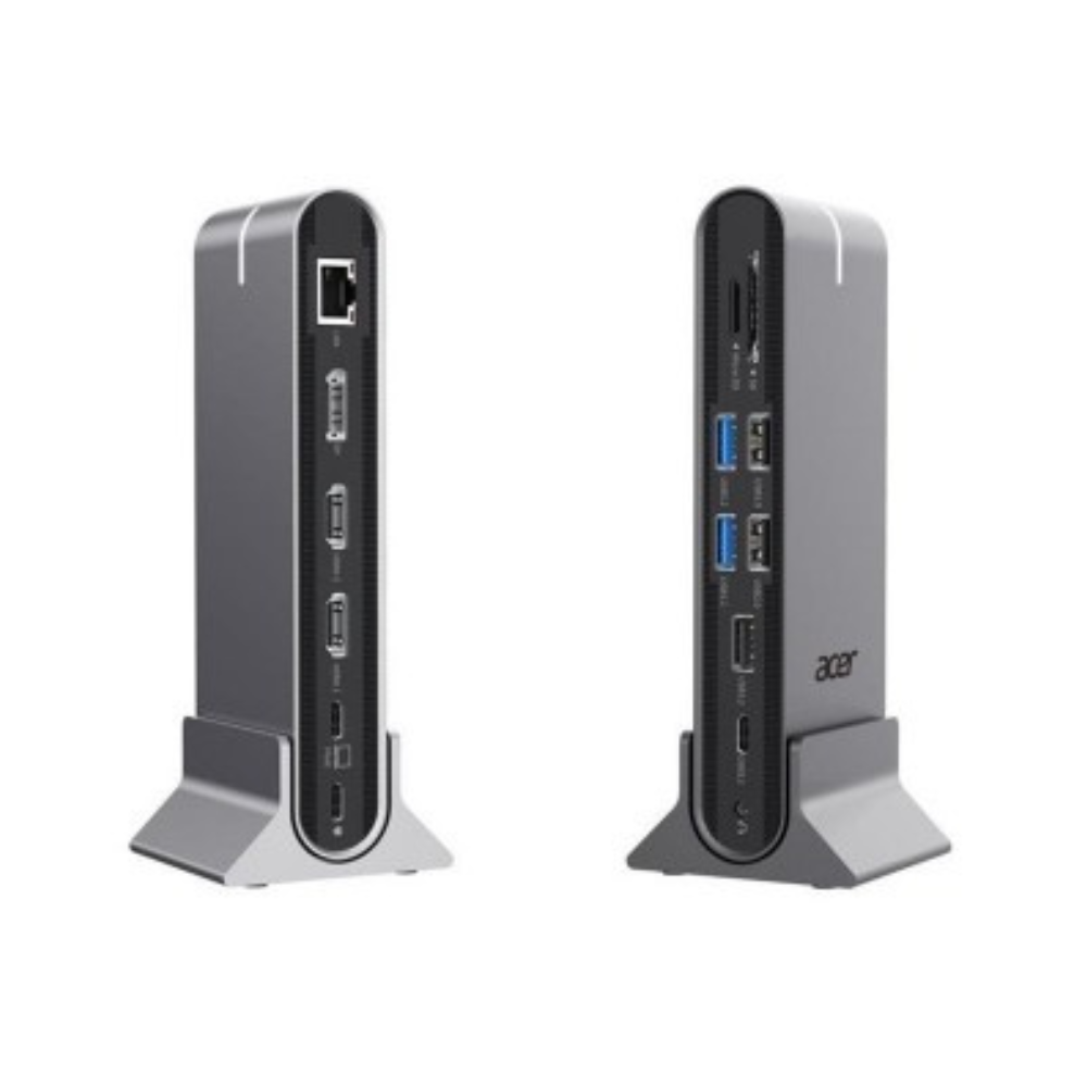 Docking Station Acer Type C 15in1 2xHdmi 4K 60HZ 1xDP 8K 30HZ 4xUSB A 3xUSB C 1xRJ45 1xSD 1xTF 1x3.5MM AUDIO