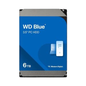 Western Digital Blue WD60EZAX Disco Duro Interno 6 TB 5400 RPM 256 MB 3.5"