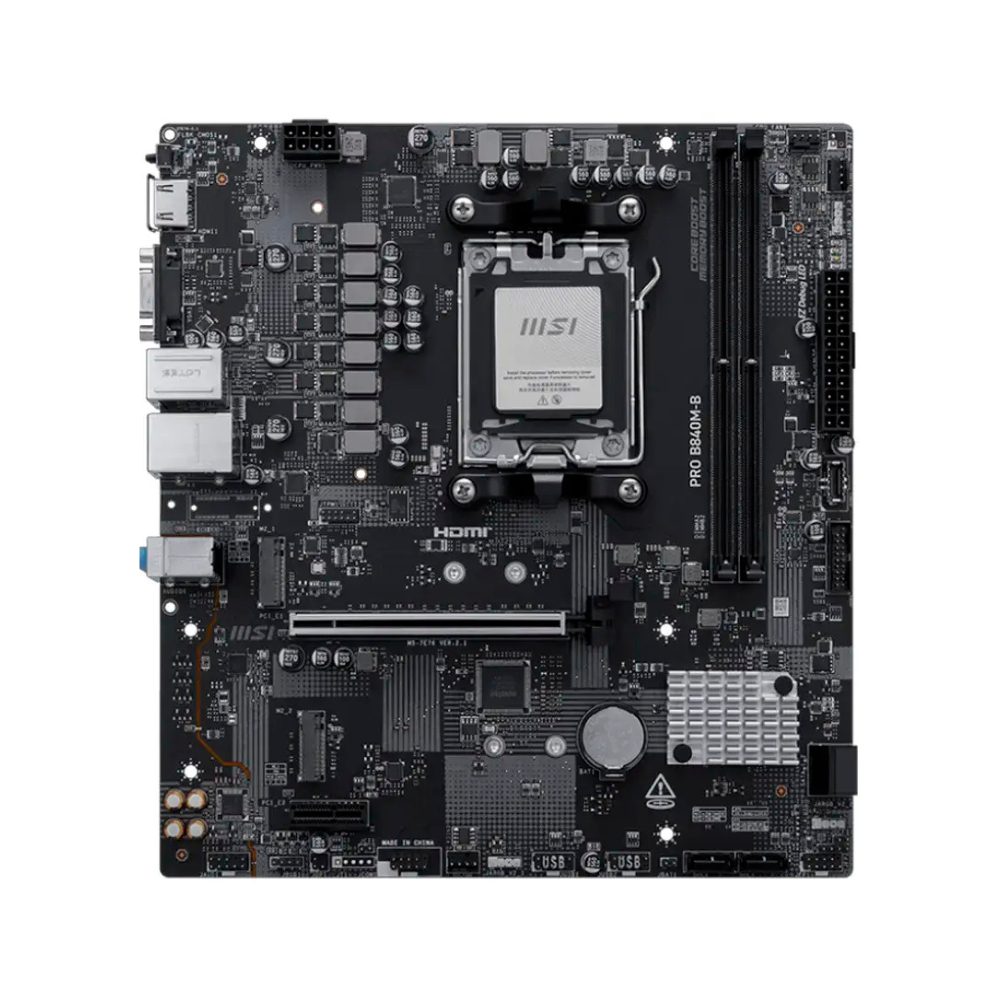 Motherboard MSI PRO B840M-B AMD B840 AM5 micro ATX - Image 2