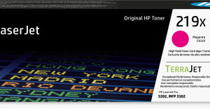 Toner HP Original LaserJet 219X de alta capacidade magenta