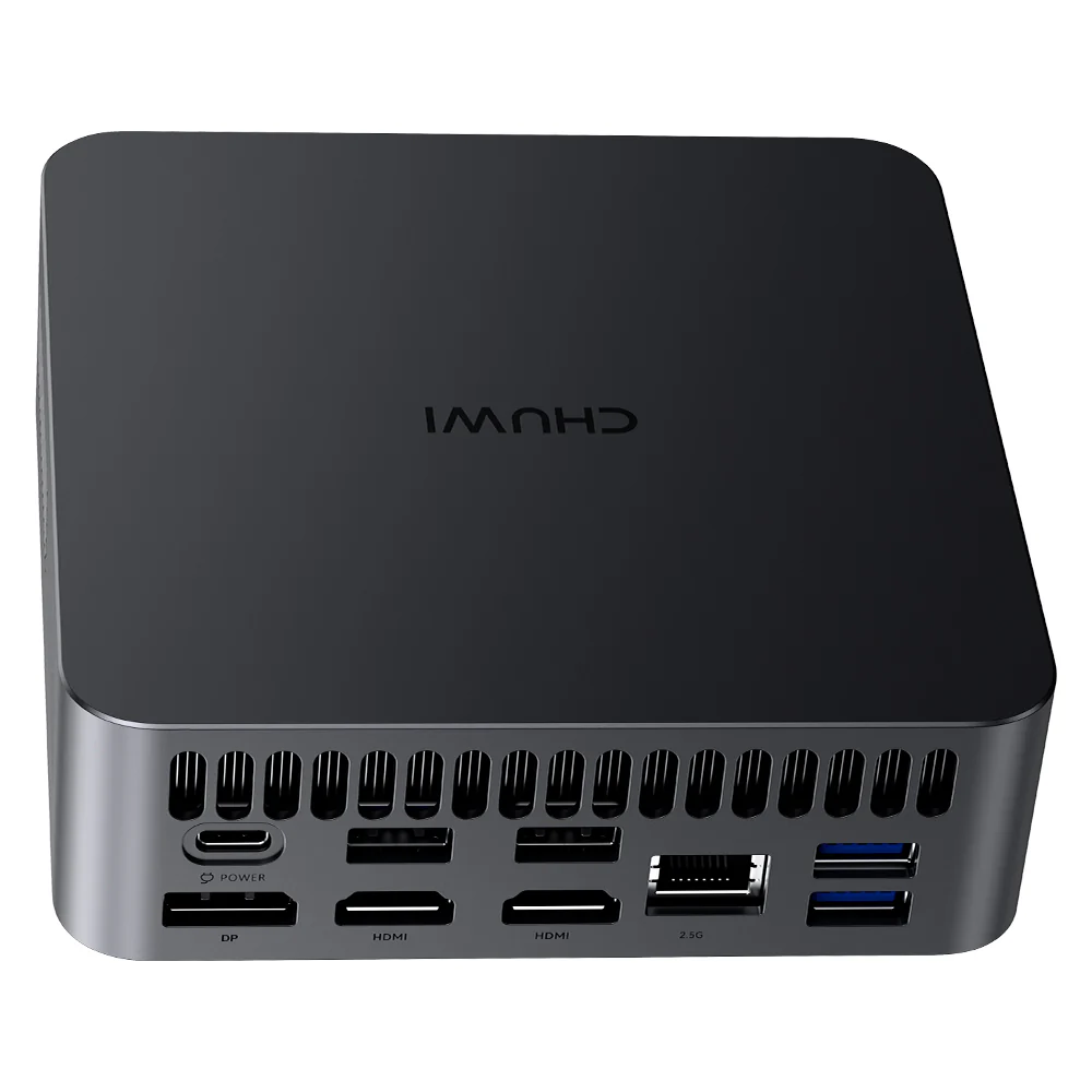 Mini-Pc NUC Chuwi Aubox X Intel Ultra 5 226V 16Gb 512Gb Wifi6 BT5.3 RJ45*1 Hdmi*1 DP*1 USB 3.2*2 USB 2.0*1 Typce-C*1 Windows 11 Pro