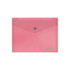 Bolsa Porta-Documentos A5 Dohe Fecho de mola Polipropileno translúcido de 150 micras Cor rosa
