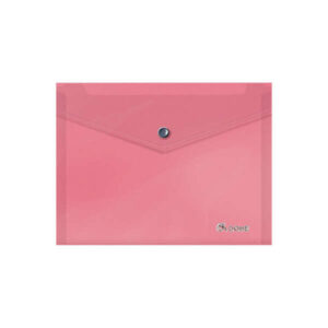 Bolsa Porta-Documentos A5 Dohe Fecho de mola Polipropileno translúcido de 150 micras Cor rosa