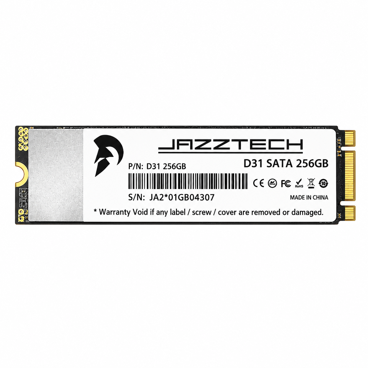 Disco SSD JAZZTECH 256GB M.2 2280 Sata Bulk