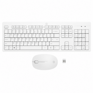 Teclado + Rato Wireless HP 510 Branco Layout Espanhol