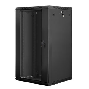 Armario Rack Lanberg 22u 600x600x1082 Montado 19" até 60 kg Preto
