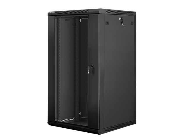 Armario Rack Lanberg 22u 600x600x1082 Montado 19" até 60 kg Preto