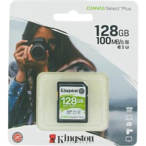 Cartão 128GB SDXC Canvas Select Plus Gen3 150MB/s C10 UHS-I U1 V10