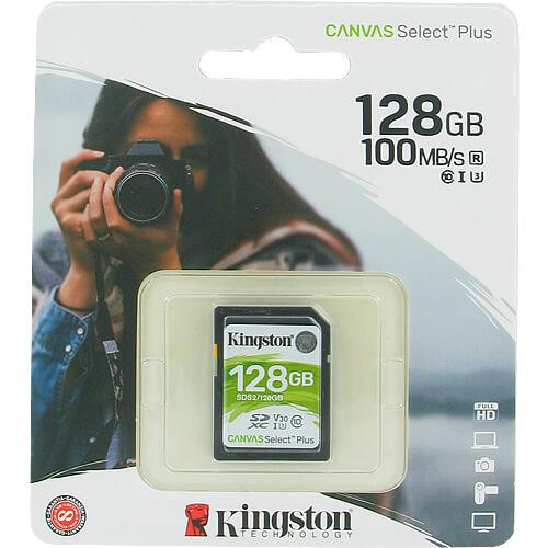 Cartão 128GB SDXC Canvas Select Plus Gen3 150MB/s C10 UHS-I U1 V10