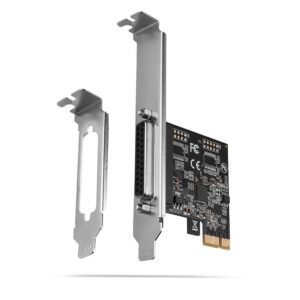 Adaptador PCIe AXAGON PCEA-P1N com 1 Porta Paralela (LPT) - Perfil Normal e Baixo Perfil