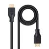 Cabo Nanocable HDMI 2.0 4K Macho/Macho 1 m Preto