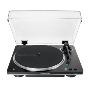 Gira-discos Audio-Technica AT-LP70XBT Preto e Prateado