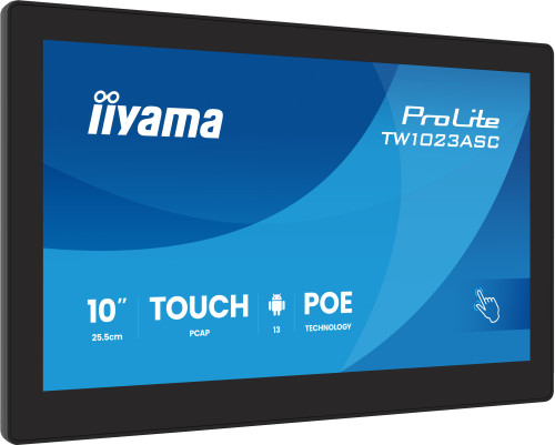 Painel PC IIYAMA 10,1" Android 13 com Ecrã Tátil 10 Pontos 4 GB 32 GB IPS PoE Wi-Fi Bluetooth