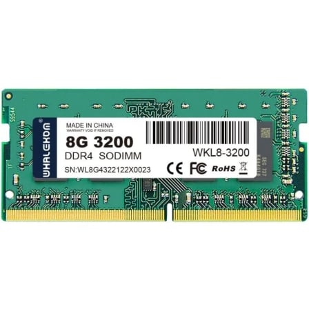 Memória RAM SO-DIMM Whalekom WK4SO32 8 GB DDR4 3200 MHz CL19 1.2 V