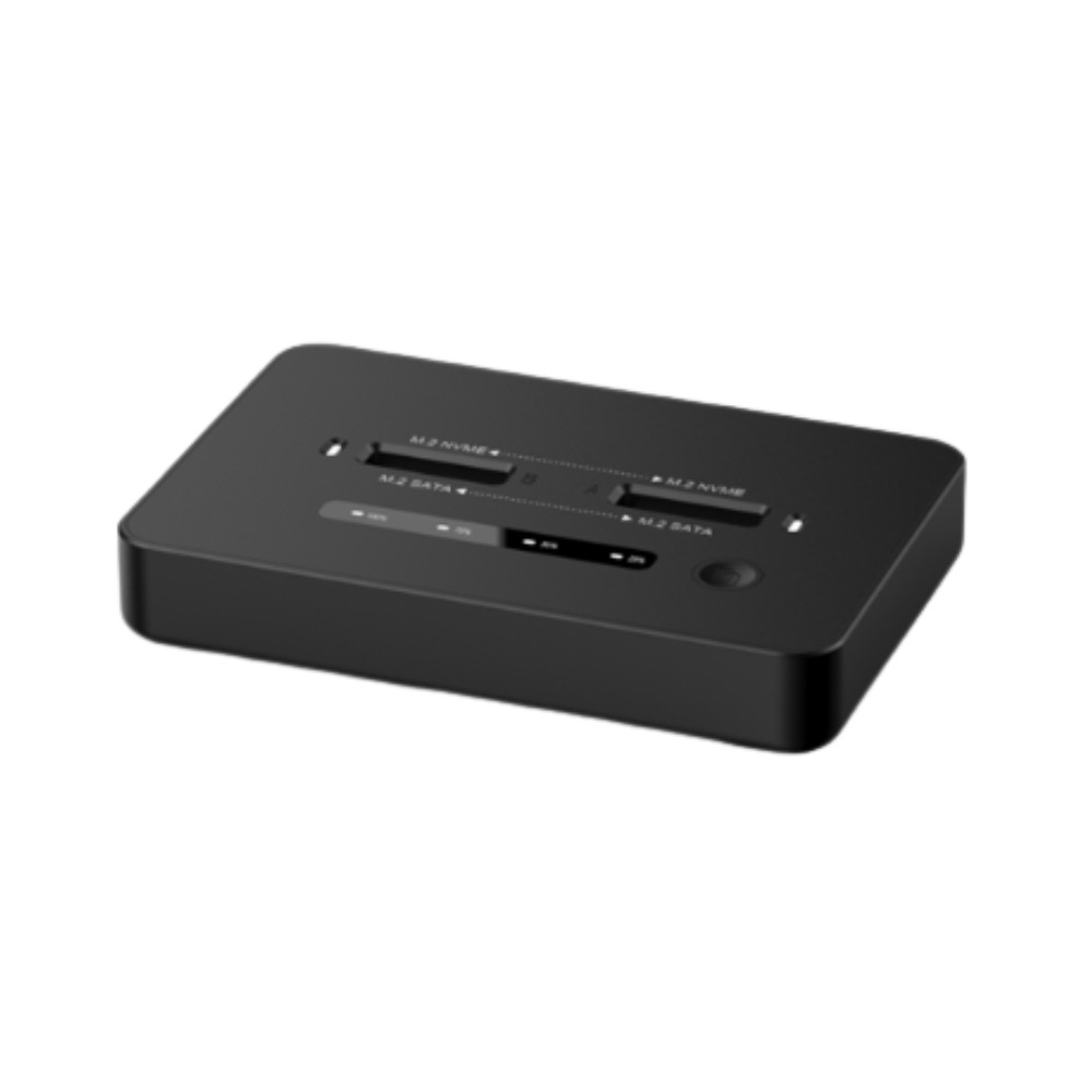Docking Station Type-C para SSD M.2 Sata e M.2 Nvme funçao de clonagem apenas com transformador - Image 4
