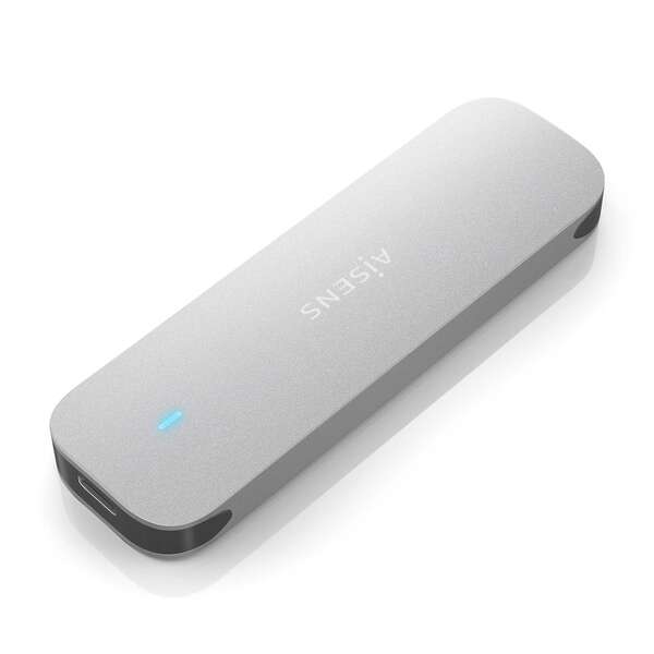 Caixa Externa AISENS M.2 NVMe ASM2-025SL USB 3.2 Gen 2 – Prateada