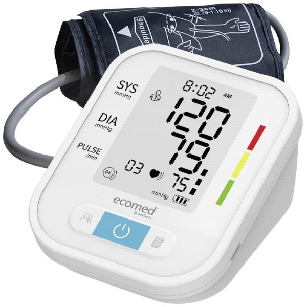 Medidor de Tensão Arterial de Braço Automático Medisana BU95E 2 Utilizadores 22–42 cm