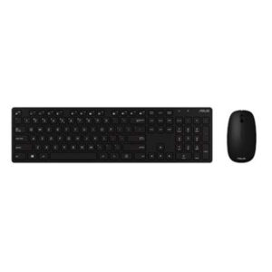 Conjunto ASUS W5000 Teclado e Rato Sem Fios com Tecla Copilot, Preto, Layout Português