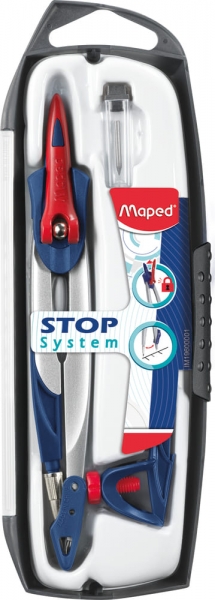 Compasso com Sistema de Bloqueio Maped – Inclui Adaptador e Minas de Substituição