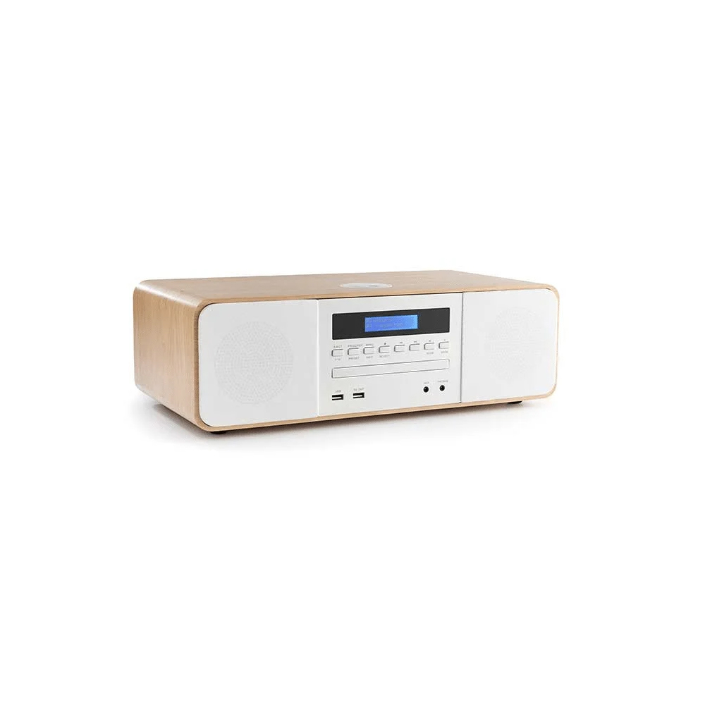 Micro Aparelhagem Thomson MIC201IBT CD/Radio/USB Bluetooth 50W Color Madeira e Branco - Image 3