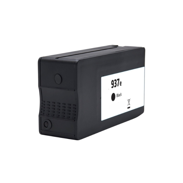 Tinteiro Compativel HP 937e XL Preto de Tinta Pigmentada Substitui 4S6W9NE/4S6W5NE (Chip Reforçado contra aualizaçoes)