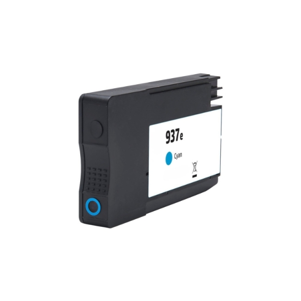 Tinteiro Compativel HP 937e XL Azul Cartucho de Tinta Pigmentada Substitui 4S6W6NE/4S6W2NE (Chip Reforçado contra actualizaçoes)