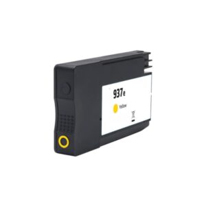 Tinteiro Compativel HP 937e XL Amarelo Cartucho de Tinta Pigmentada Substitui 4S6W8NE/4S6W4NE (Chip Reforçado contra actualizaçoes)