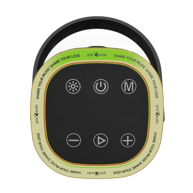 Coluna Gembird Bluetooth SPK-BT-LED-06 com luz RGB 10 W - Image 2