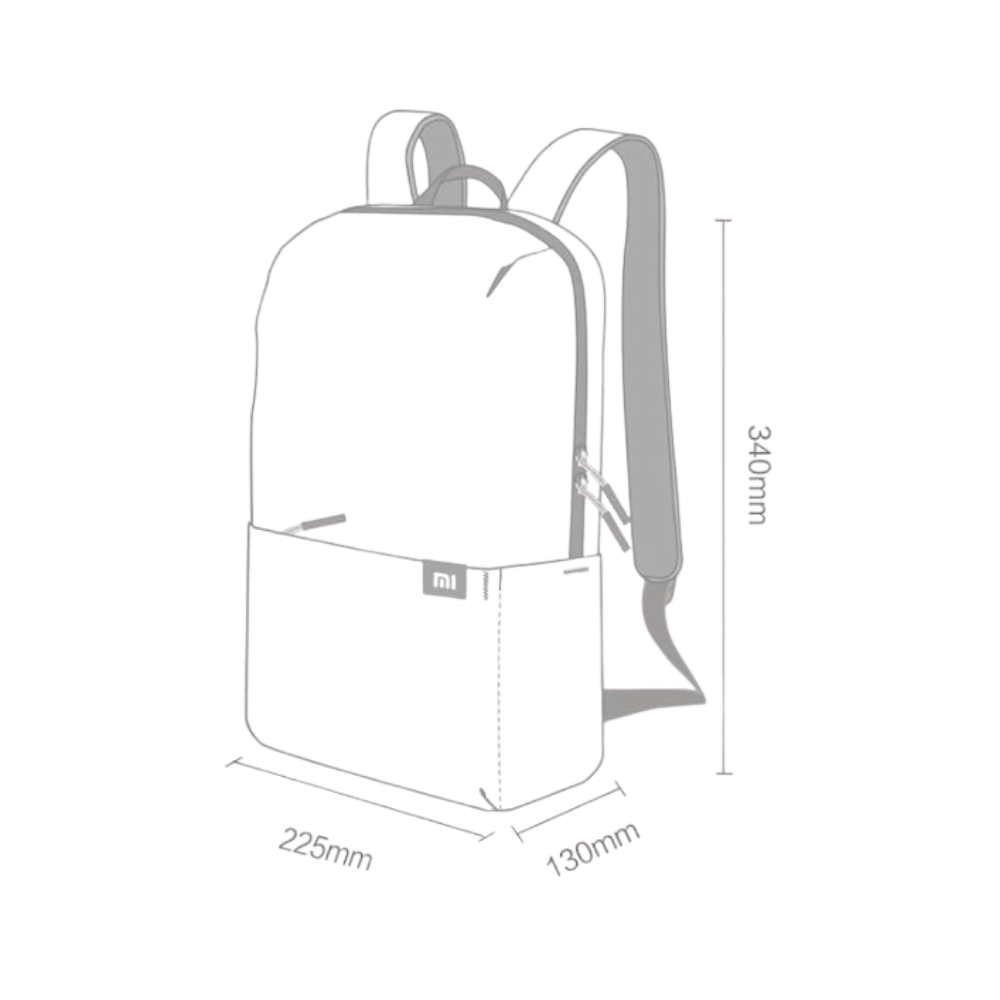 Mochila Xiaomi MI Casual Azul Cap. 10L - Image 3