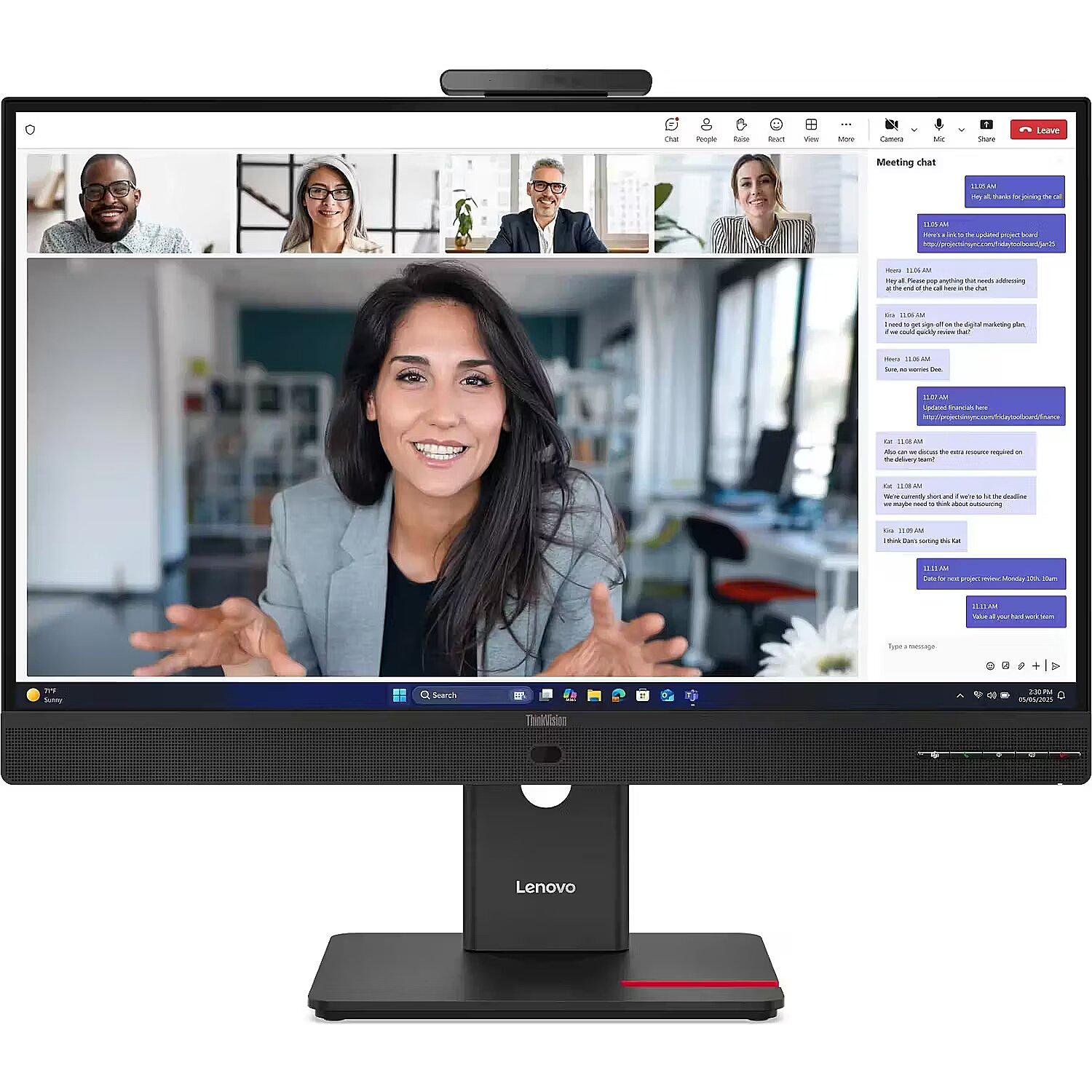 Monitor 27" Lenovo ThinkVision T27QD-4v QHD - Image 2