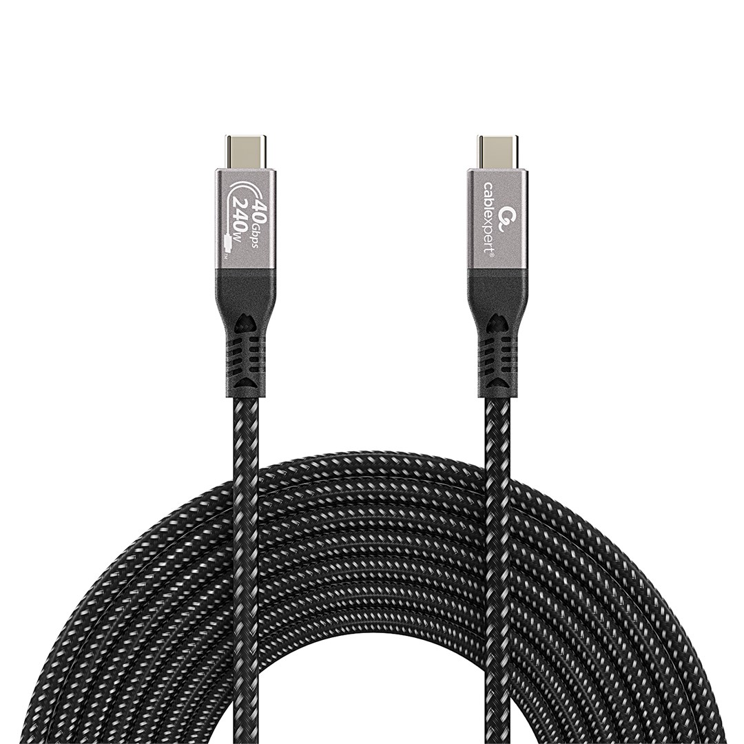 Cabo USB-C para USB-C Gembird USB4 240 W 40 Gbps 0.3 m Preto